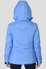 Emma Blue Puffer Jacket - Image 3