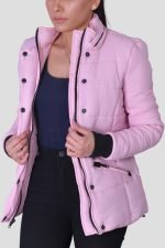 Puffer Hooded Fur Jacket - Image 3