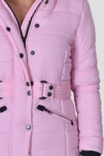 Puffer Hooded Fur Jacket - Image 4