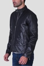 Real Black Leather Jacket - Image 2