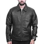 Blackstone Classic Leather Jacket crafted from premium real leather